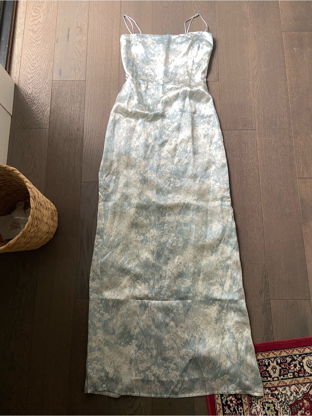 Reformation Frankie Silk Maxi Dress